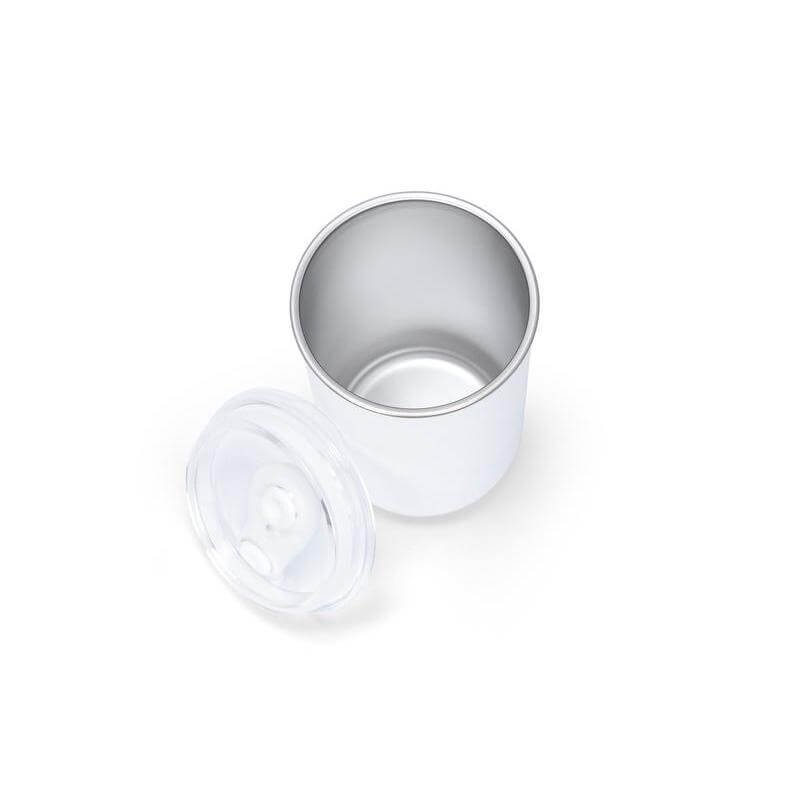 NIMI - Giftology Double Wall Travel Mug 300ml - White - Image 4