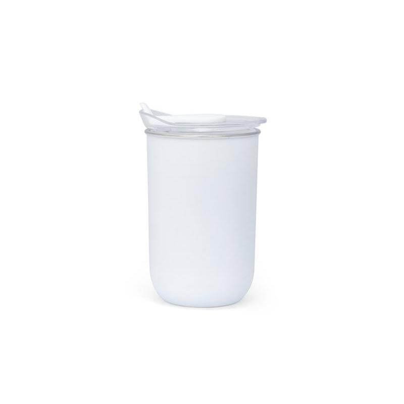 NIMI Double Wall Travel Mug 300ml White