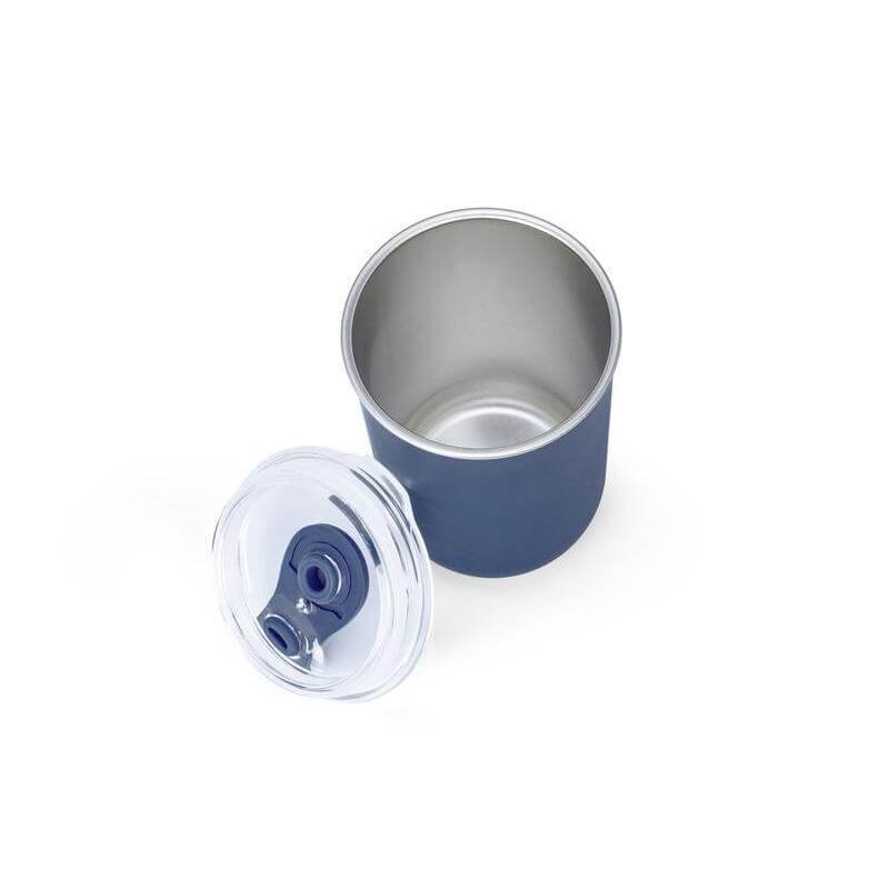 NIMI - Giftology Double Wall Travel Mug 300ml - Navy Blue - Image 4