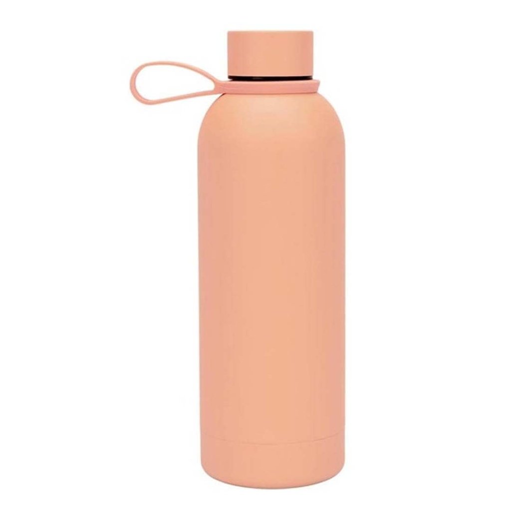 CADIZ Double Wall Stainless Steel Bottle 500ml Peach Pink