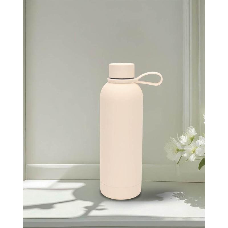 CADIZ - Giftology Double Wall Stainless Steel Bottle 500ml - Sand - Image 2