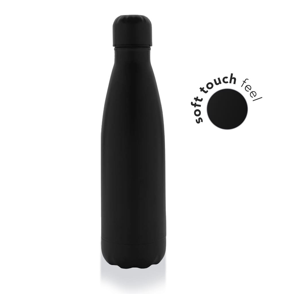 GRODNO Soft Touch Insulated Water Bottle Black