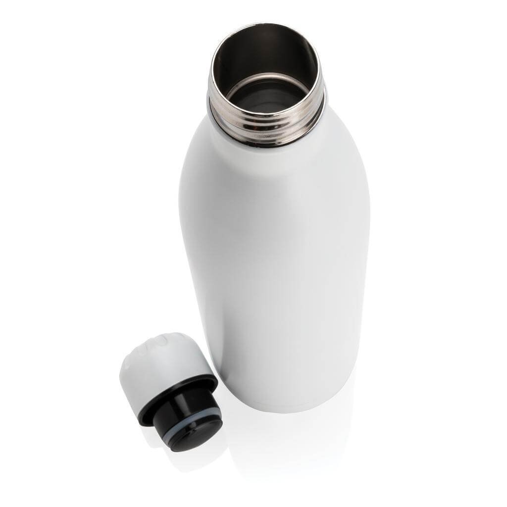 GRODNO - Soft Touch Insulated Water Bottle - White - Image 2