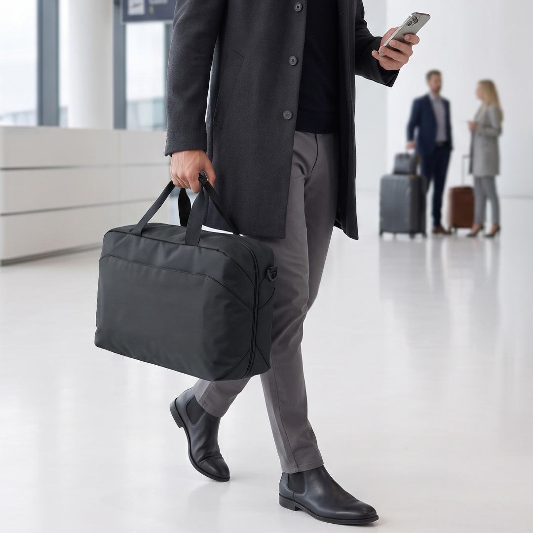 WALDEN Travel Sports Duffle Bag Black - Image 6