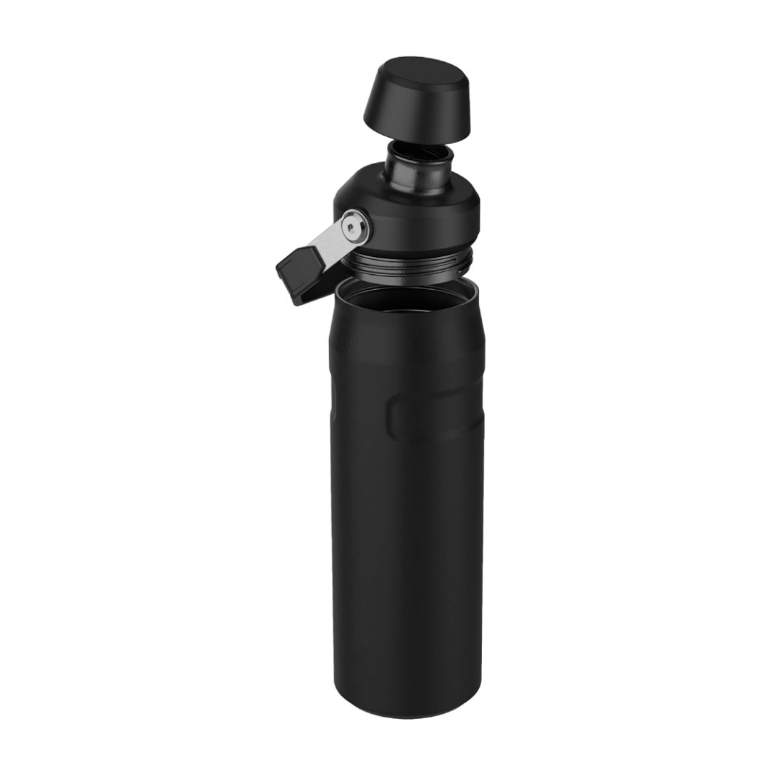 THERMORA Hans Larsen SummitGrip Thermal Flask 710 ml Black - Image 4