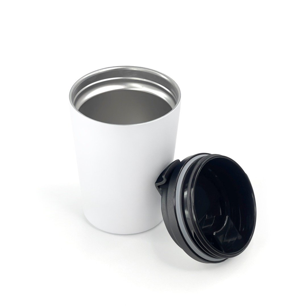 MILOS Hans Larsen Double Wall Coffee Mug 350 ml White - Image 2