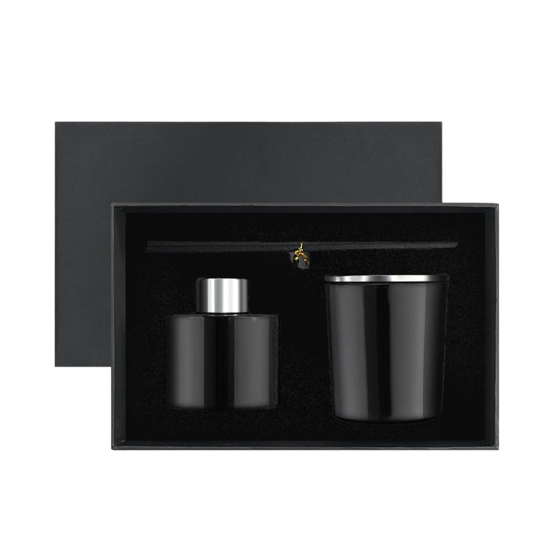 PROVENCE Arabian Oud Scented Candle and Diffuser Set Black - Image 2