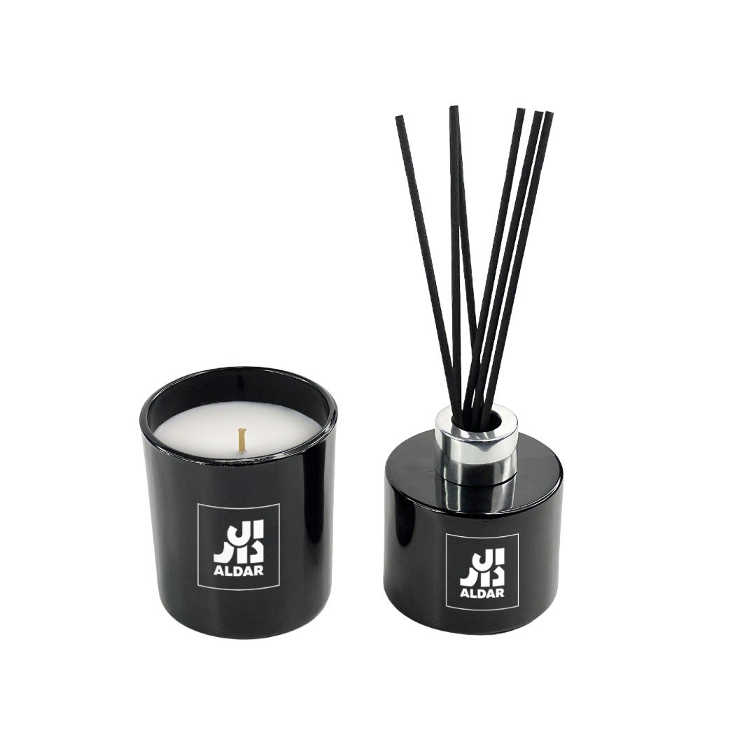 PROVENCE Lavender Scented Candle and Diffuser Set Black - Image 4