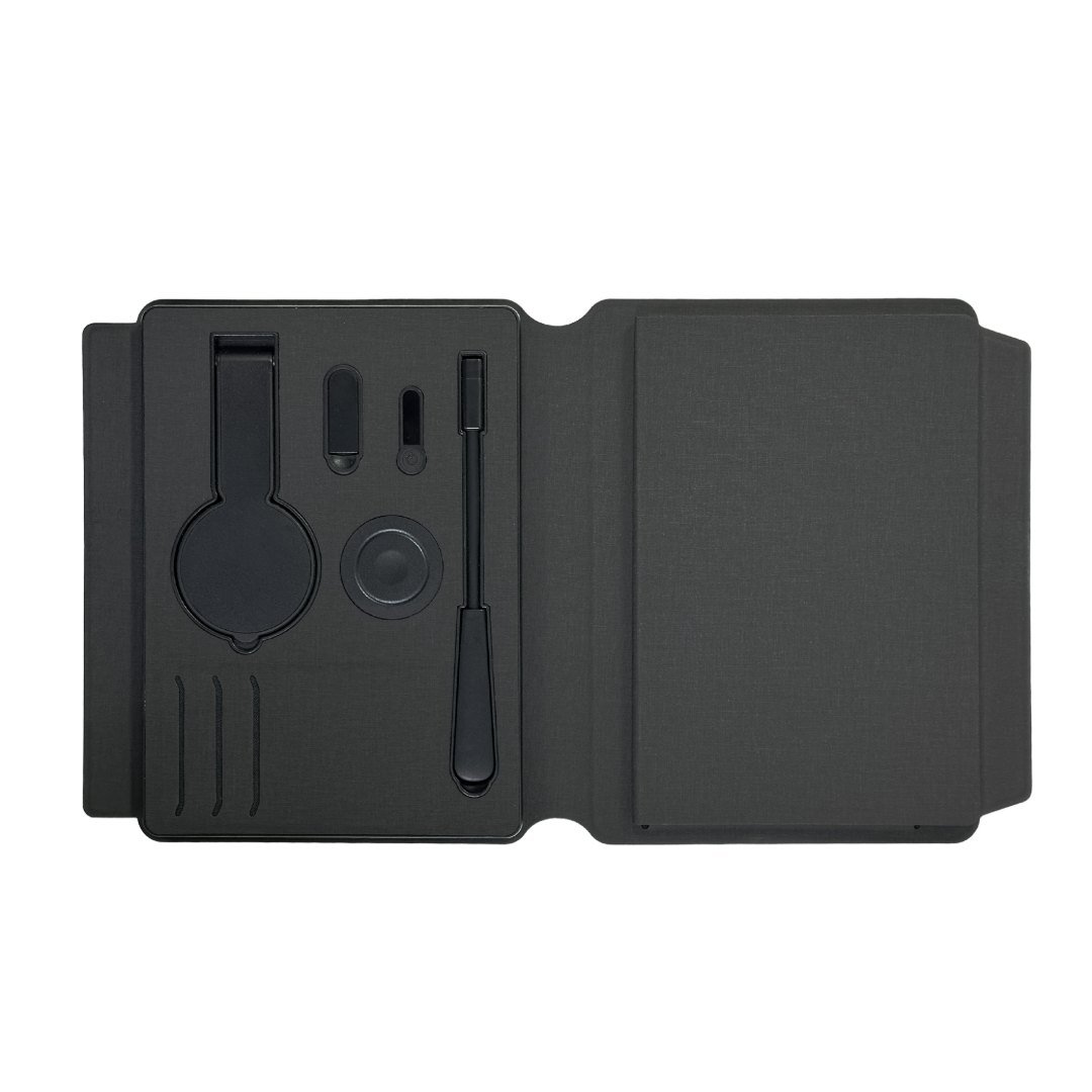 SOLAIS Recycled 10000 mAh Power Bank and 15W Magsafe Smart A5 Organizer Black - Image 3