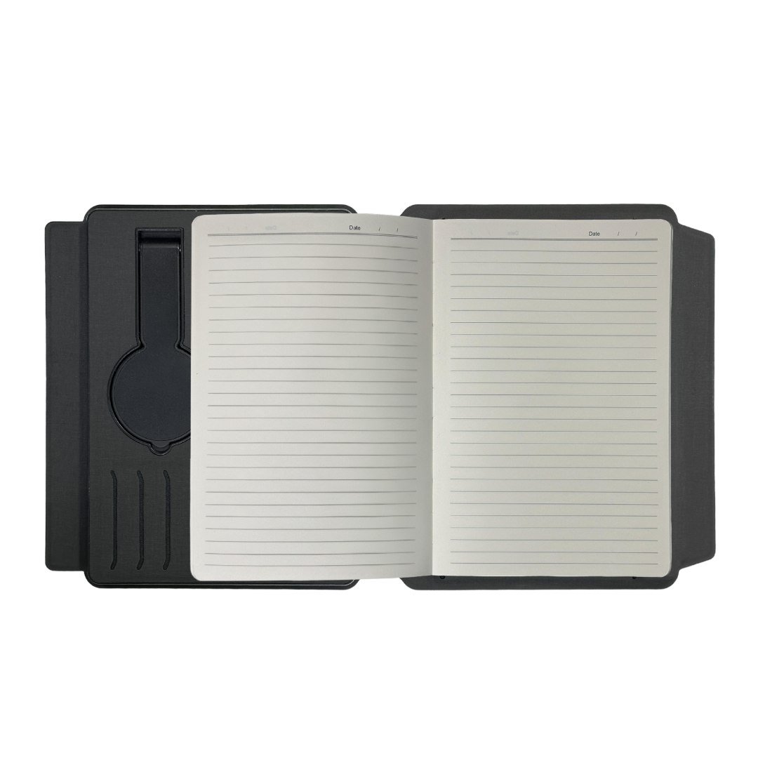 SOLAIS Recycled 10000 mAh Power Bank and 15W Magsafe Smart A5 Organizer Black - Image 4