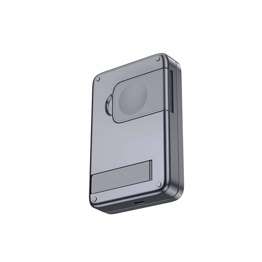 ARGENE @memorii Magfold 3 in 1 Wireless Charger Stand Metallic Grey - Image 6