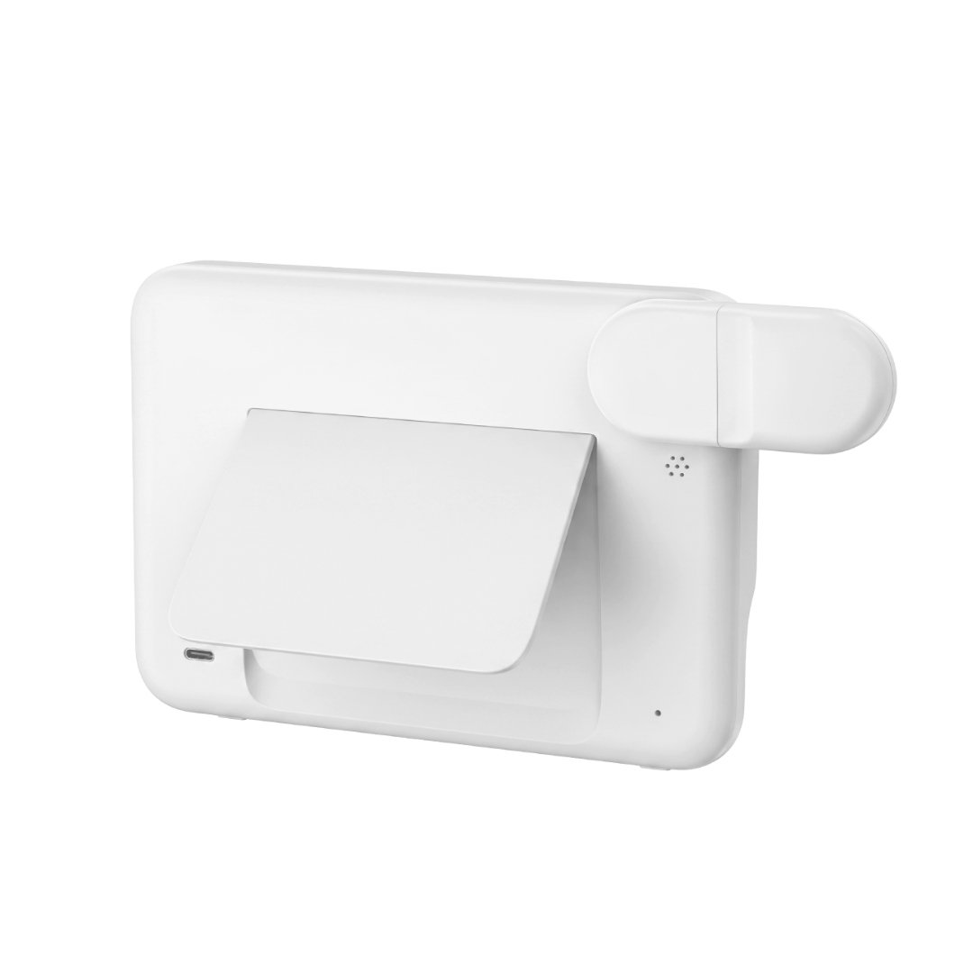 FAROS @memorii 5 in 1 Wireless Fast Charging Station with Display Clock White - Image 5
