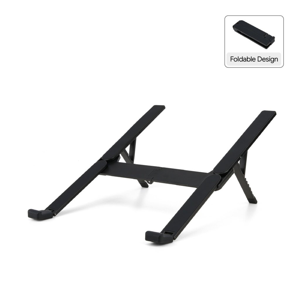 MALIN @memorii Portable Aluminium Laptop Stand Black