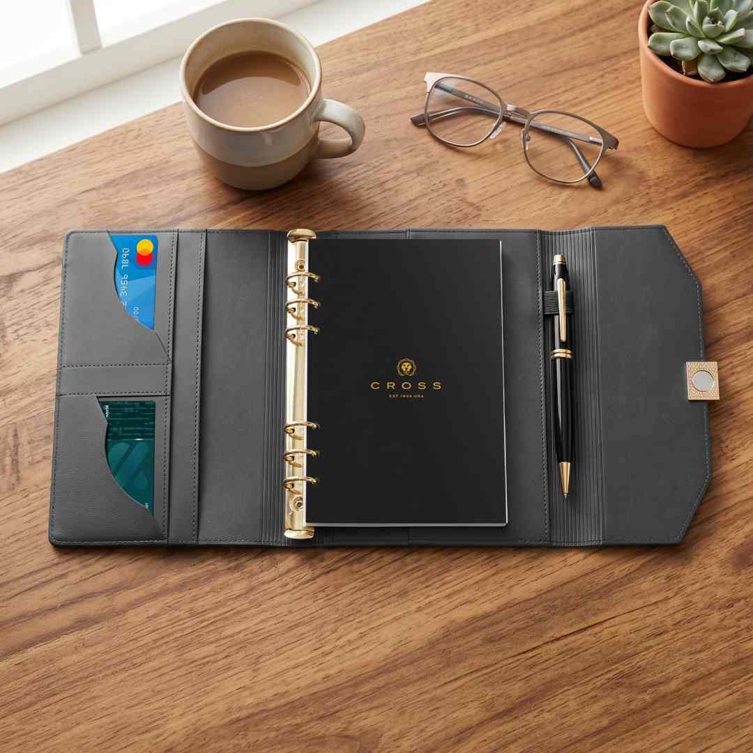 Cross® A5 Folio Organizer With Ring Binder Black - Image 6