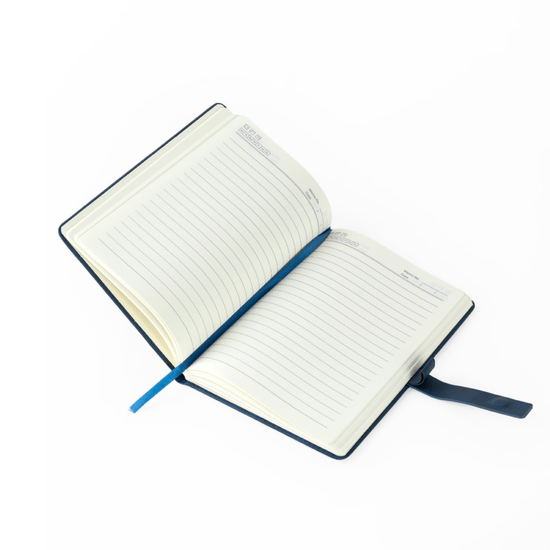 WINDSOR A5 PU Magnet Closure Notebook Blue - Image 3