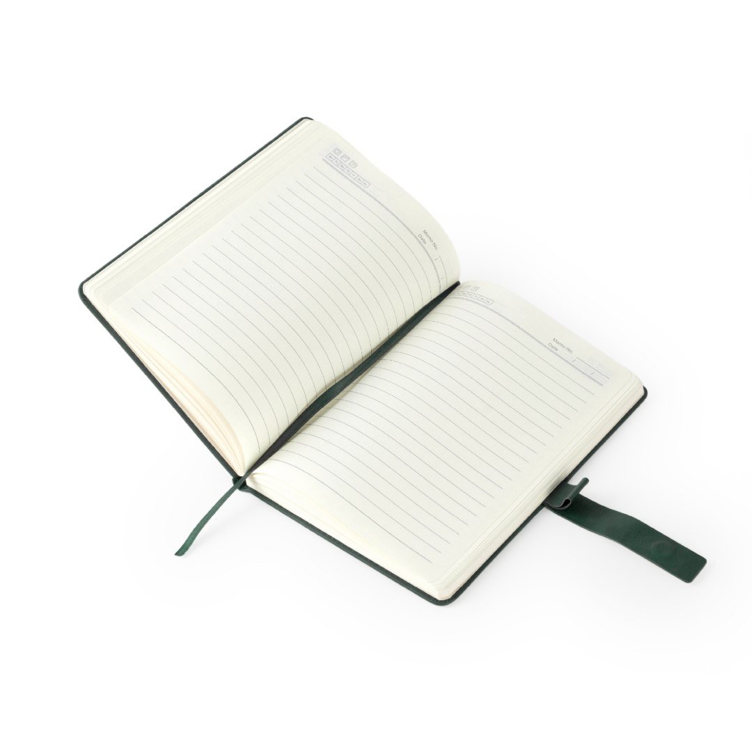 WINDSOR A5 PU Magnet Closure Notebook Green - Image 3