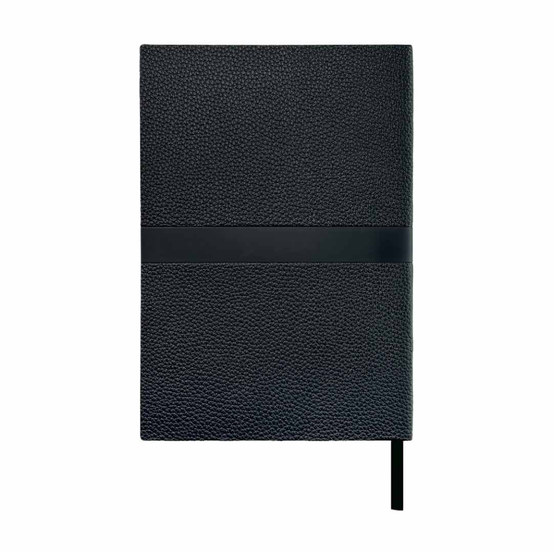 ROVENA A5 PU Soft Cover Notebook Black - Image 4