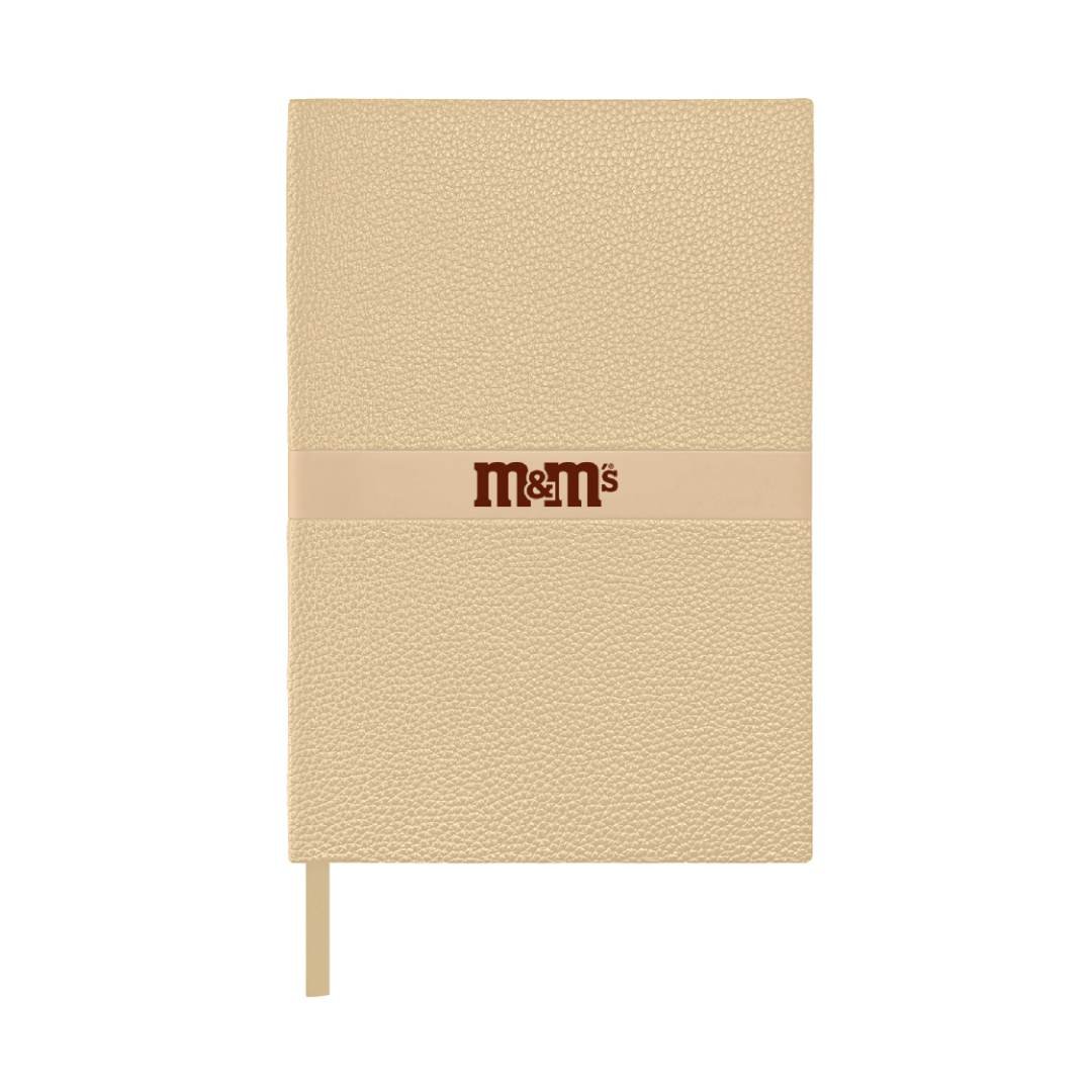 ROVENA A5 PU Soft Cover Notebook Sand - Image 3